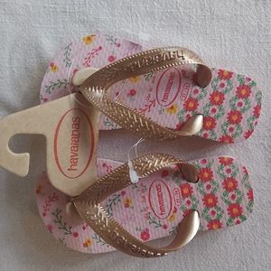 NWT havaianas Toddler girl Flip-Flops  Size  USA 9C, EUR 25/26